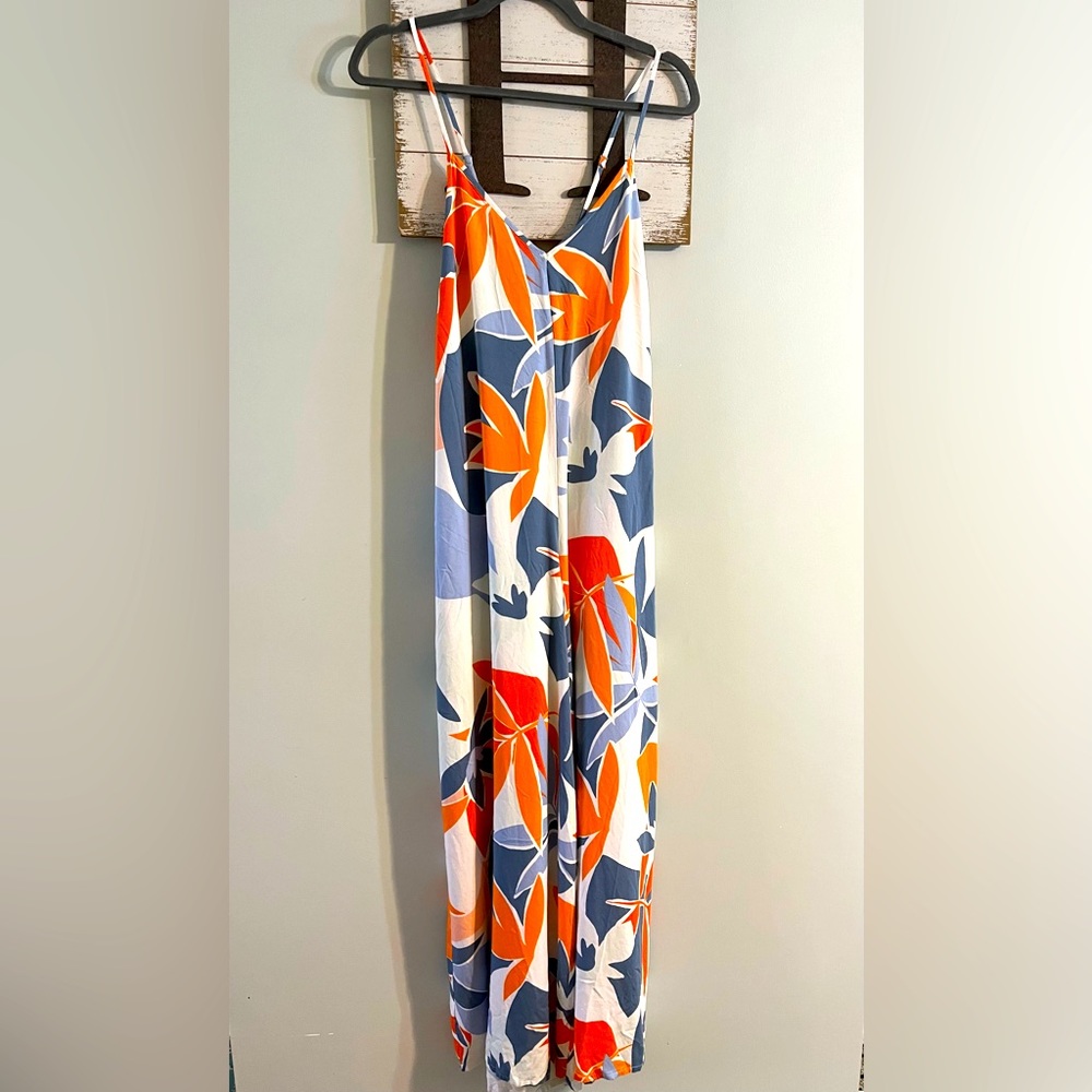 Cupshe Jumper with straps, zipper. Size large. Colors are bright